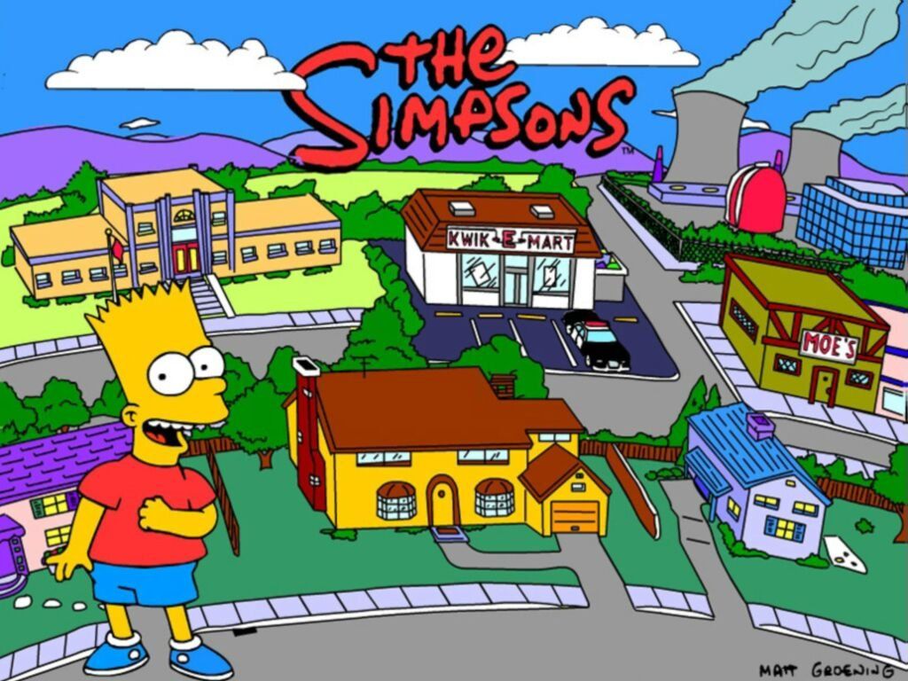 The Simpsons - La Localitat - HD Wallpaper 