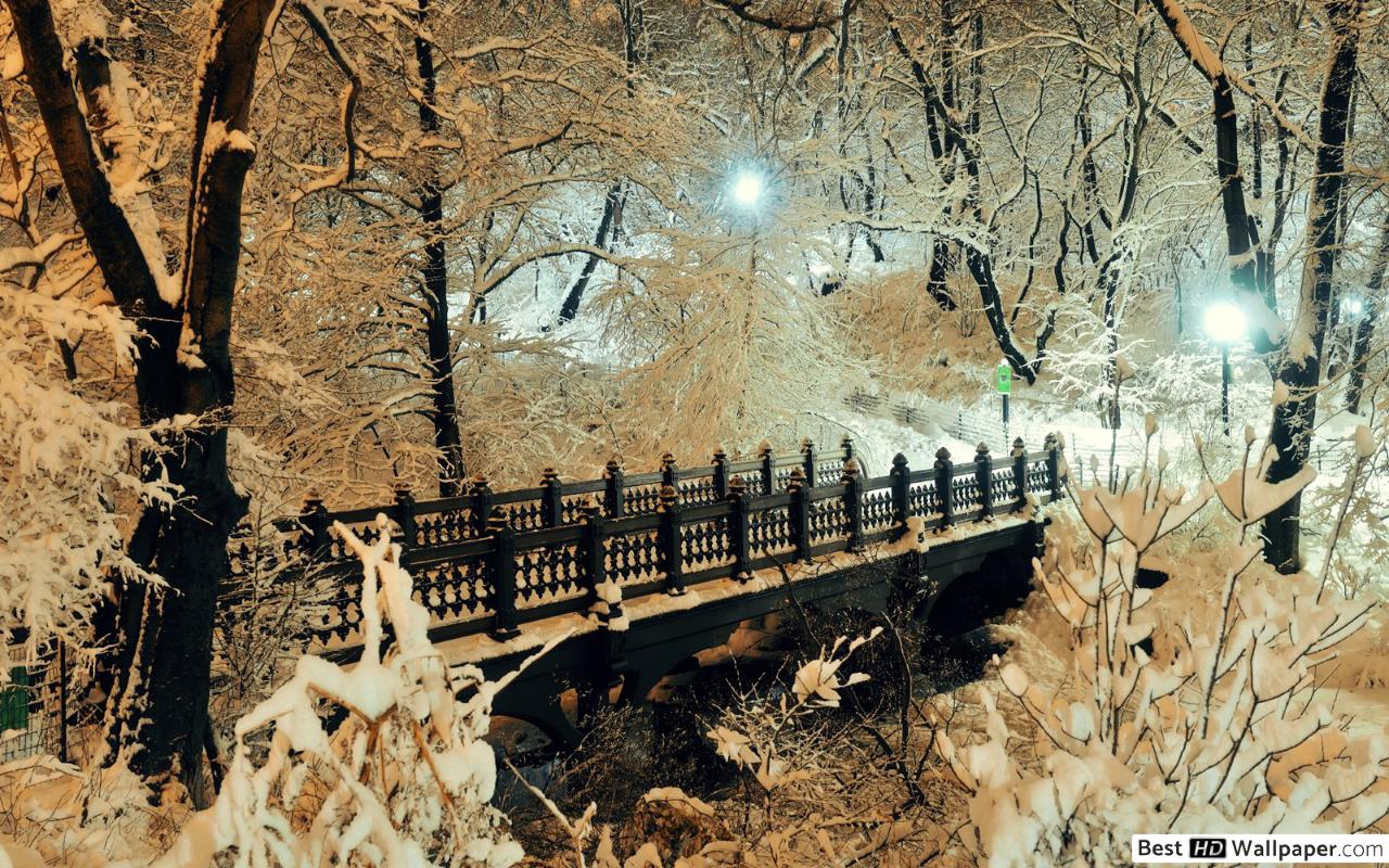 Winter Manhattan New York - HD Wallpaper 