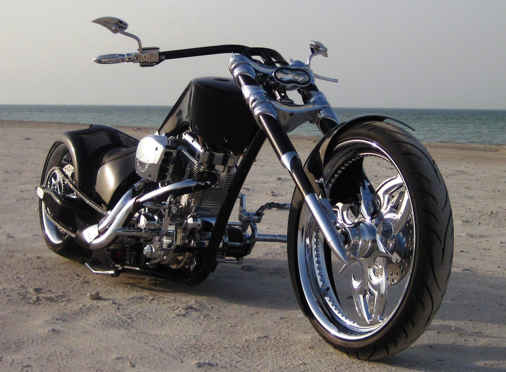 Hd Custom Chopper Motorbike Tuning Bike Hot Rod Rods - Chopper Custom Custom Bike - HD Wallpaper 