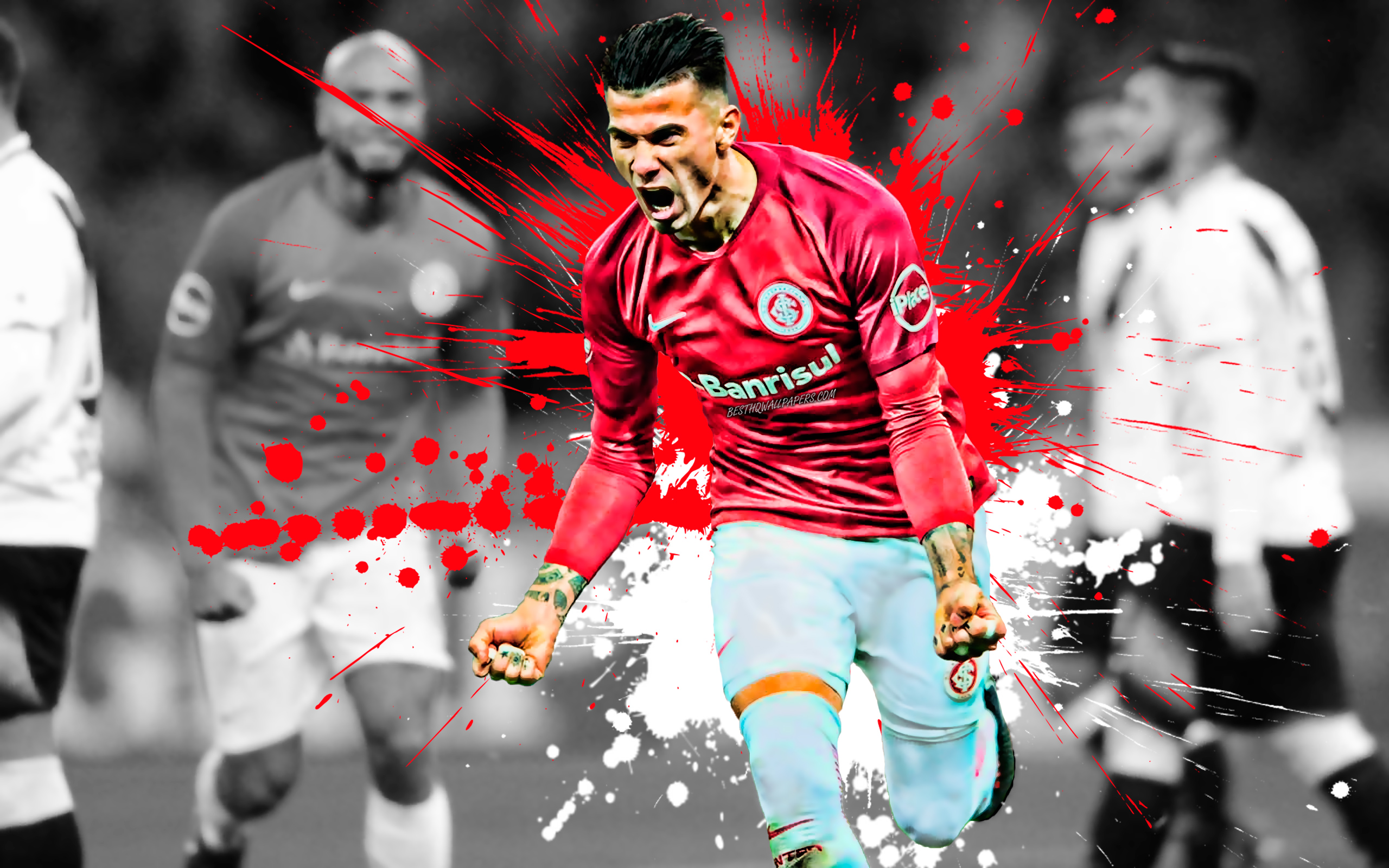 Victor Cuesta, 4k, Argentinian Football Player, Internacional, - Best Dp Pic For Facebook - HD Wallpaper 