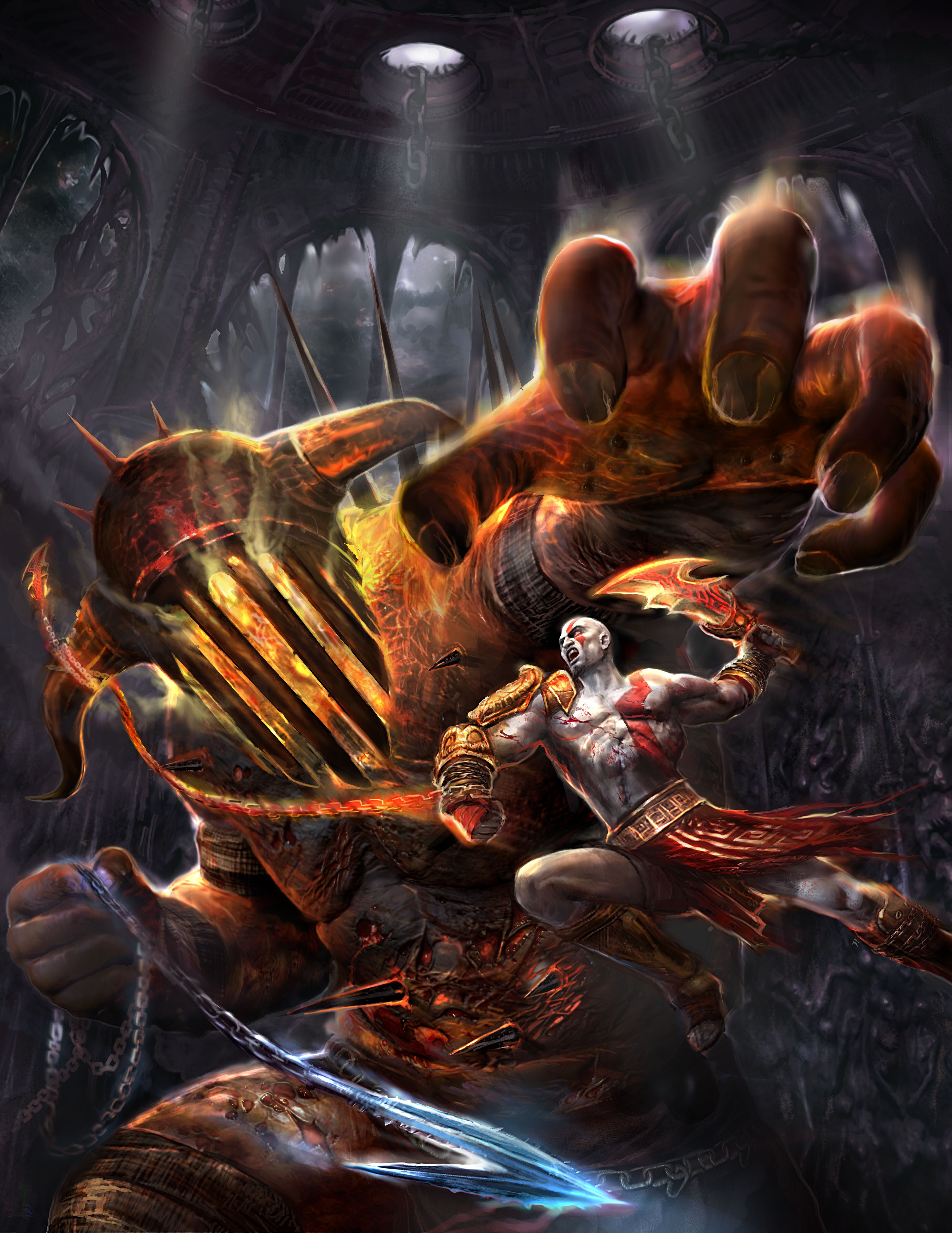 God Of War Hades Art - HD Wallpaper 