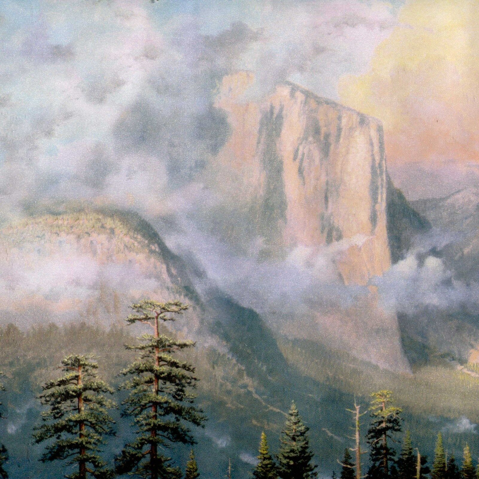 Thomas Kinkade Yosemite - HD Wallpaper 