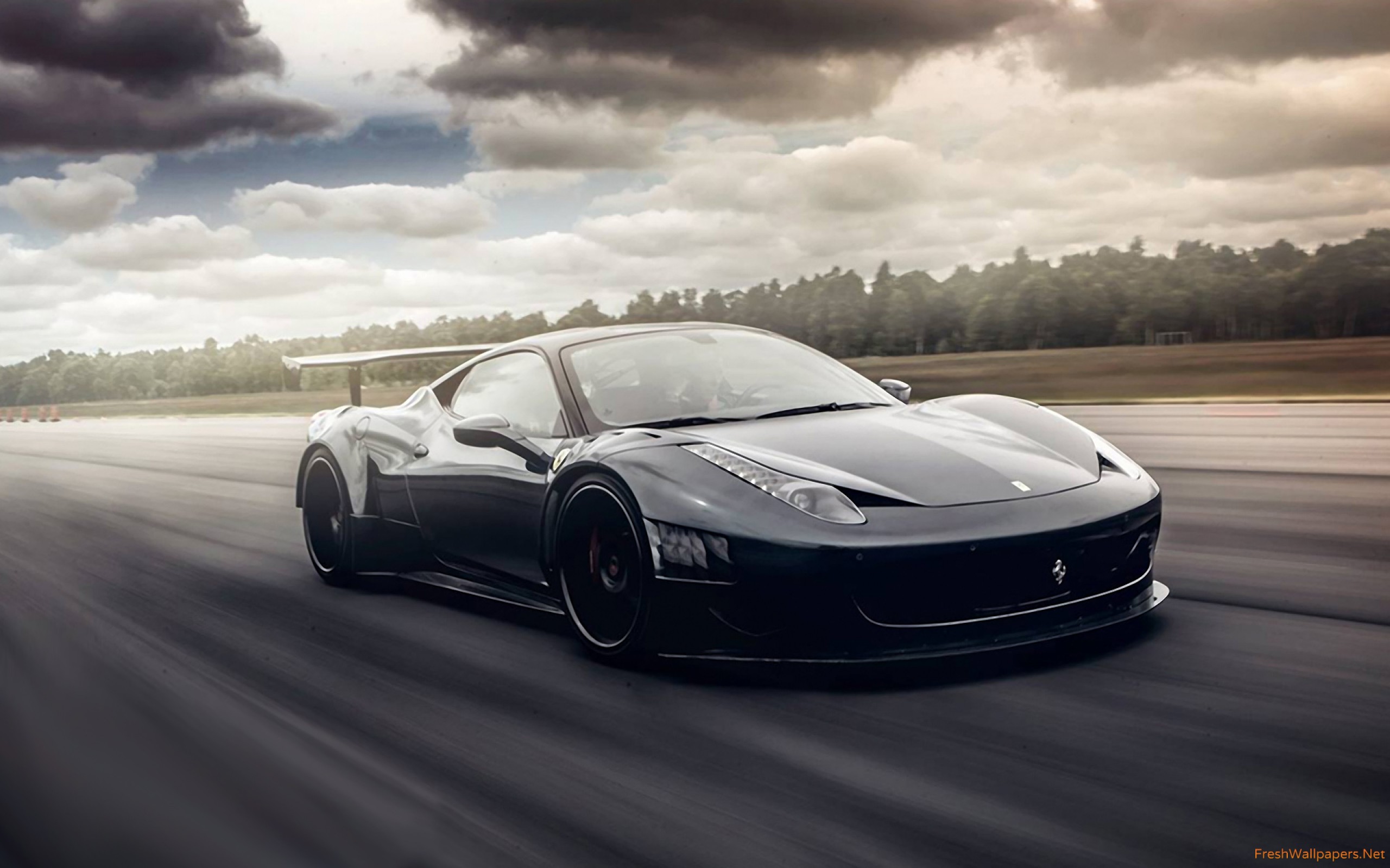 Ferrari 458 Italia Tuning Wallpaper Hd - HD Wallpaper 