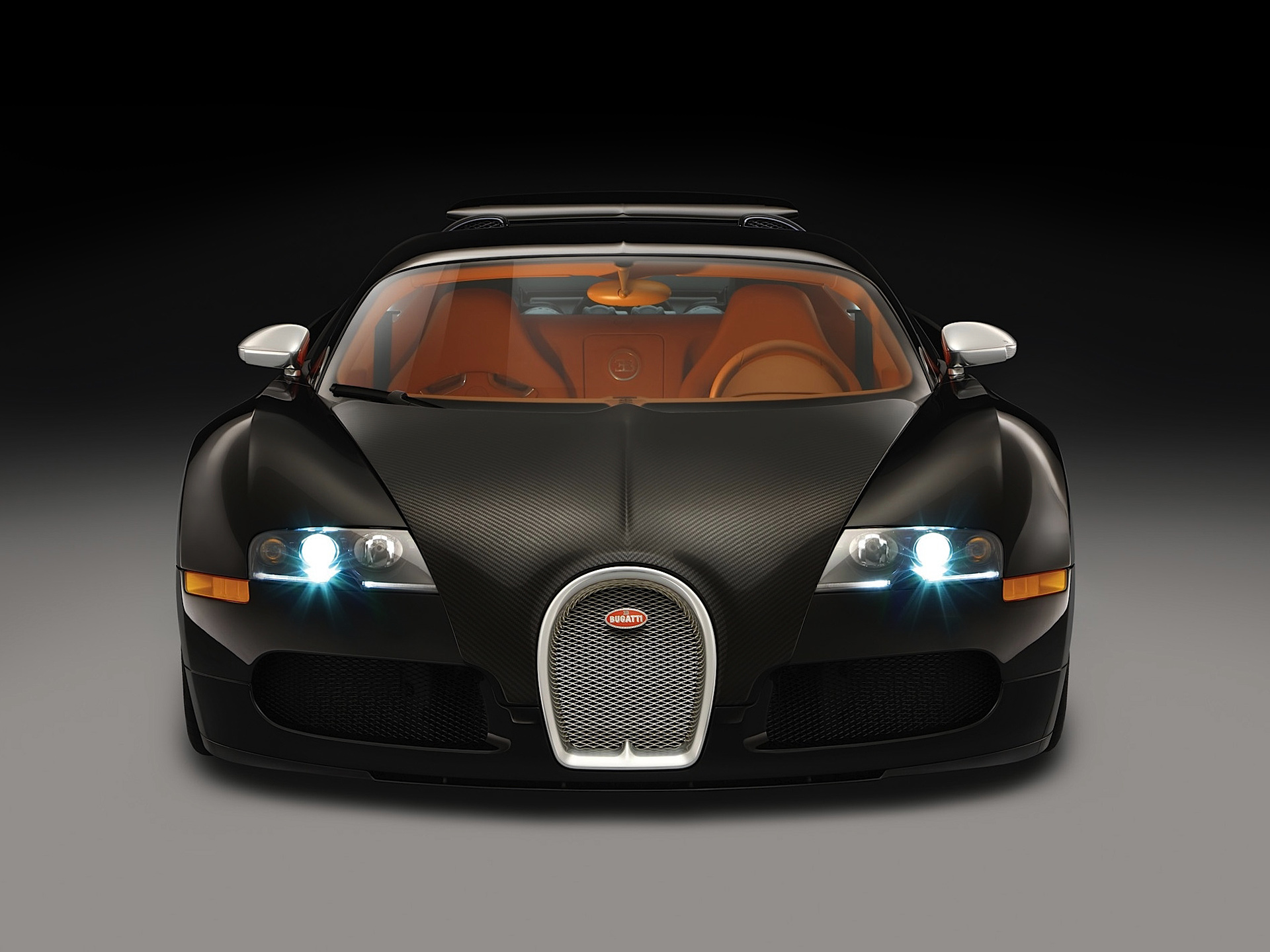 Bugatti Veyron Front View - HD Wallpaper 