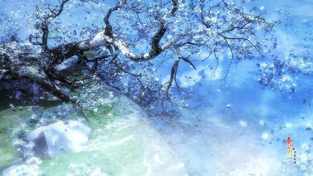 Beautiful Anime Snow Background - HD Wallpaper 