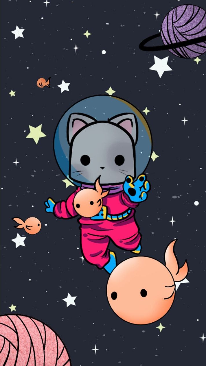 Space Kitty Backgrounds - HD Wallpaper 
