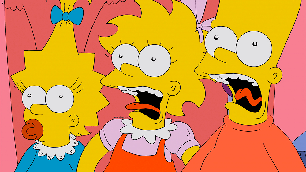 The Simpsons Renewed - Simpsons Lisa Bart Maggie - HD Wallpaper 