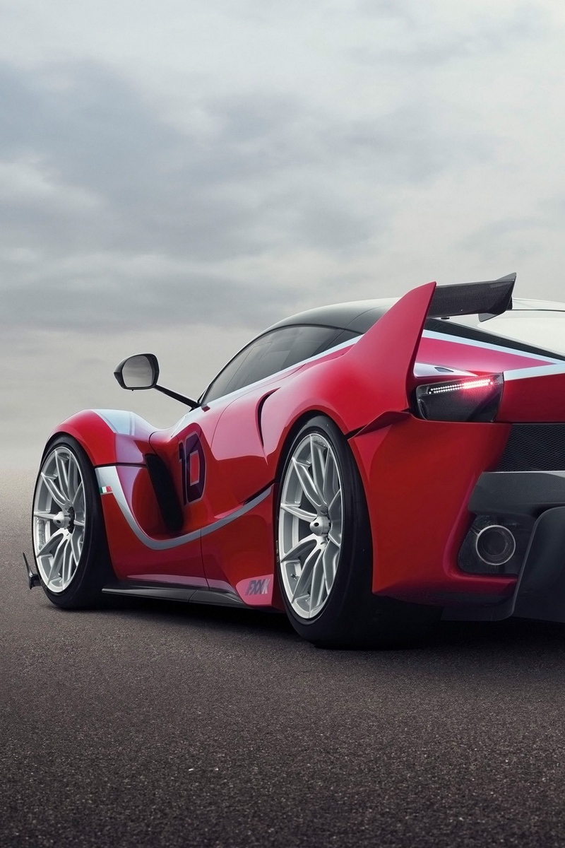 Wallpaper Ferrari Fxx K, Ferrari, Hypercar, Rear View, - 2018 Ferrari Fxx K Evoluzione - HD Wallpaper 