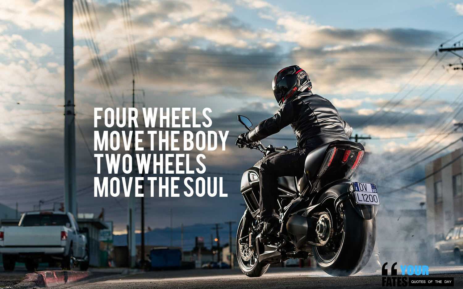 Quotes Of Bike - Ducati Diavel - HD Wallpaper 