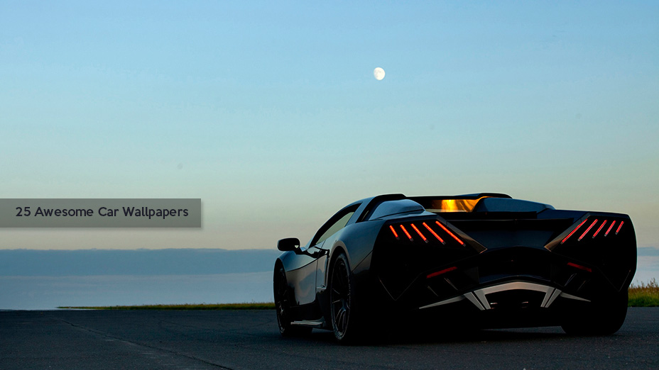 Back View Wallpapers Of Supercar - HD Wallpaper 