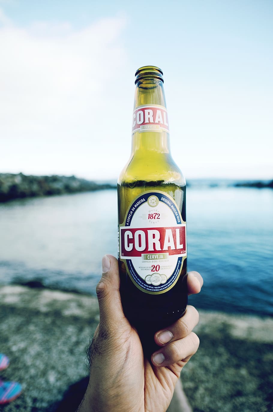 Drinks, Beer, Cerveja, Coral, Water, People, Man, Hand, - Cannabis Beer In South Africa - HD Wallpaper 