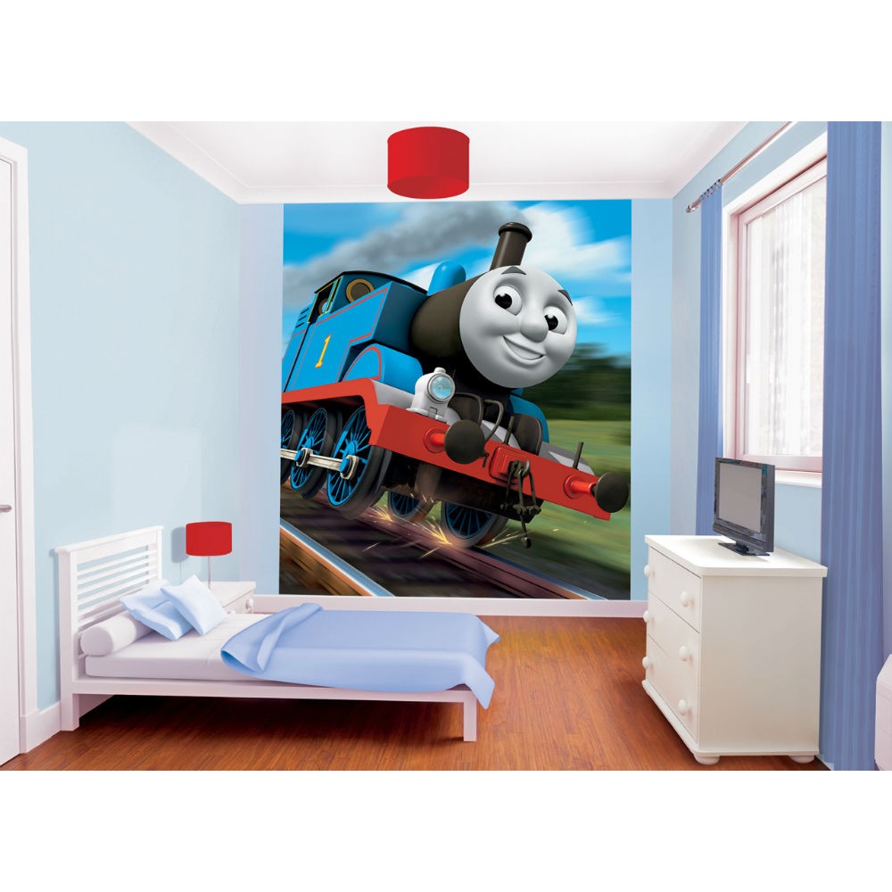 Walltastic Thomas The Tank Engine And Friends Wallpaper - Thomas The Train - HD Wallpaper 