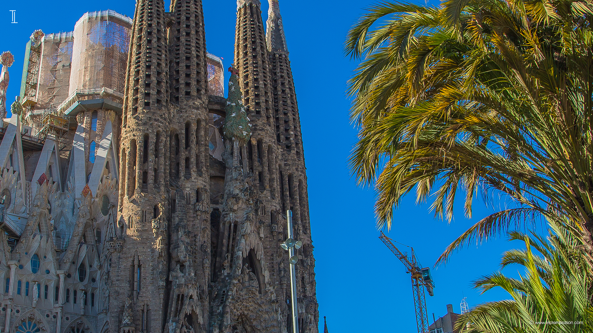 Sagrada Familia Wallpaper In Barcelona - Sagrada Familia ("expiatory Temple Of The Holy Family") - HD Wallpaper 