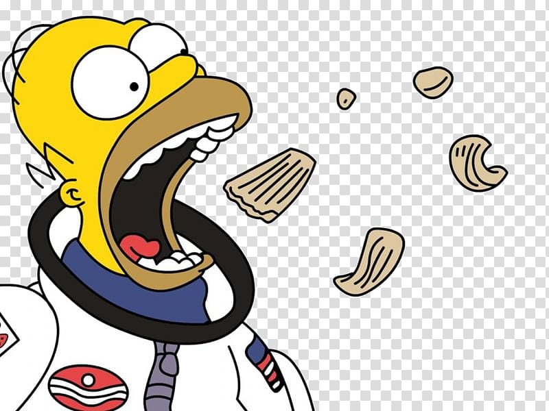 Homer Simpson Bart Simpson Iphone X Desktop Television, - Homer Simpson Astronaut Png - HD Wallpaper 