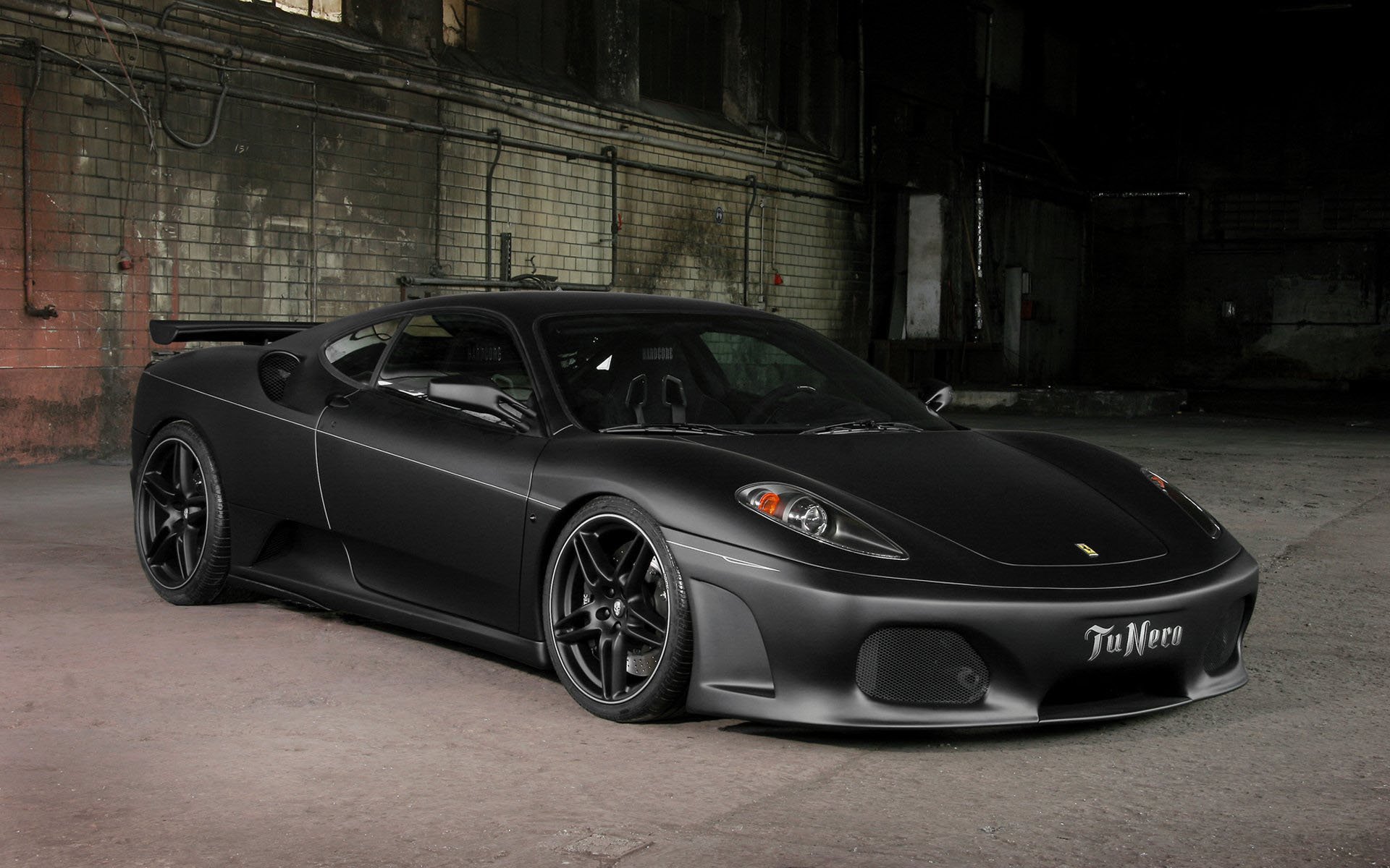 Matte Black Ferrari F430 1920x1200 Wallpaper teahub.io
