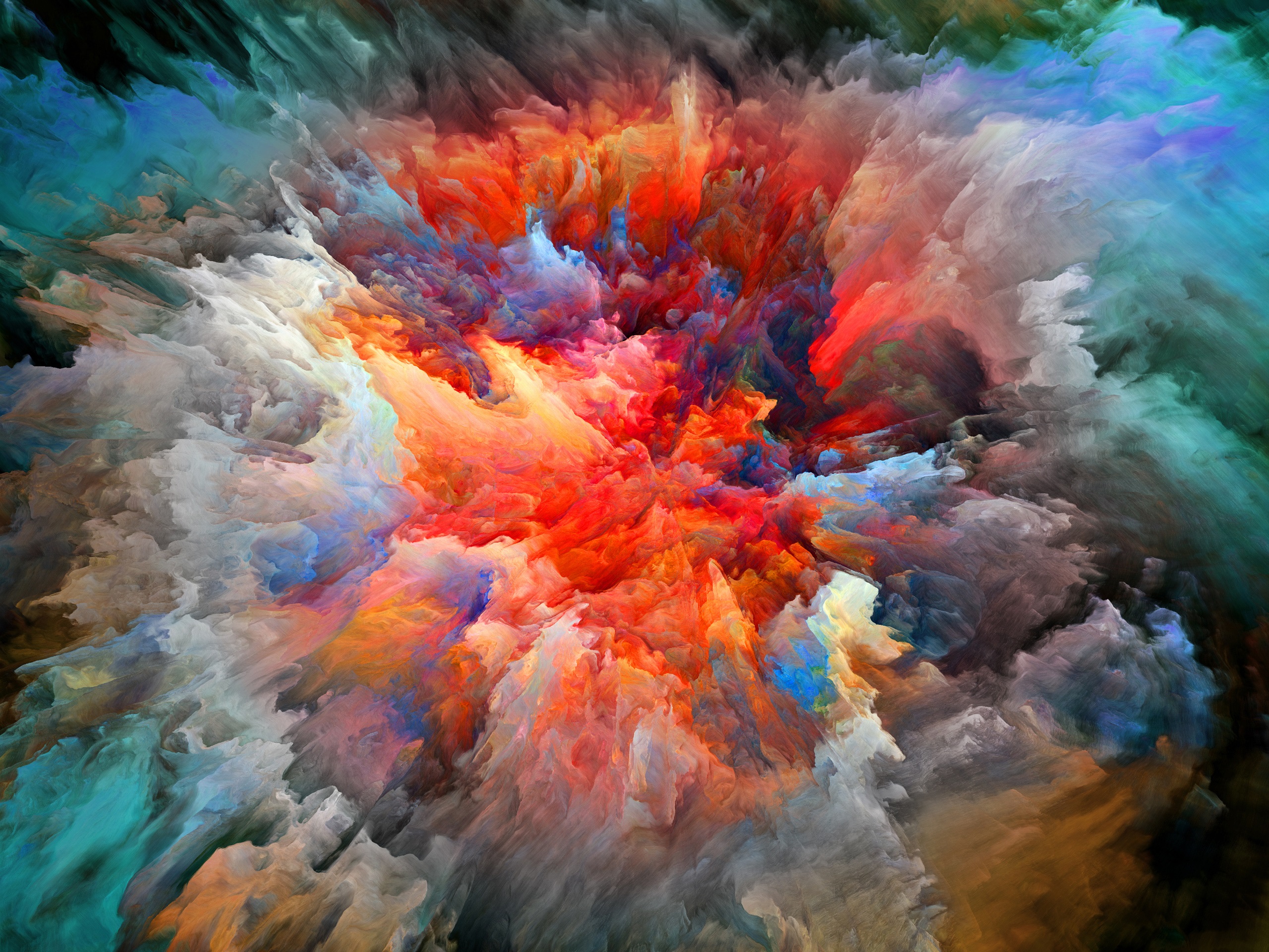 Wallpaper Abstract Pictures, Explosion, Brightness, - Full Hd Smoke Colour Background - HD Wallpaper 