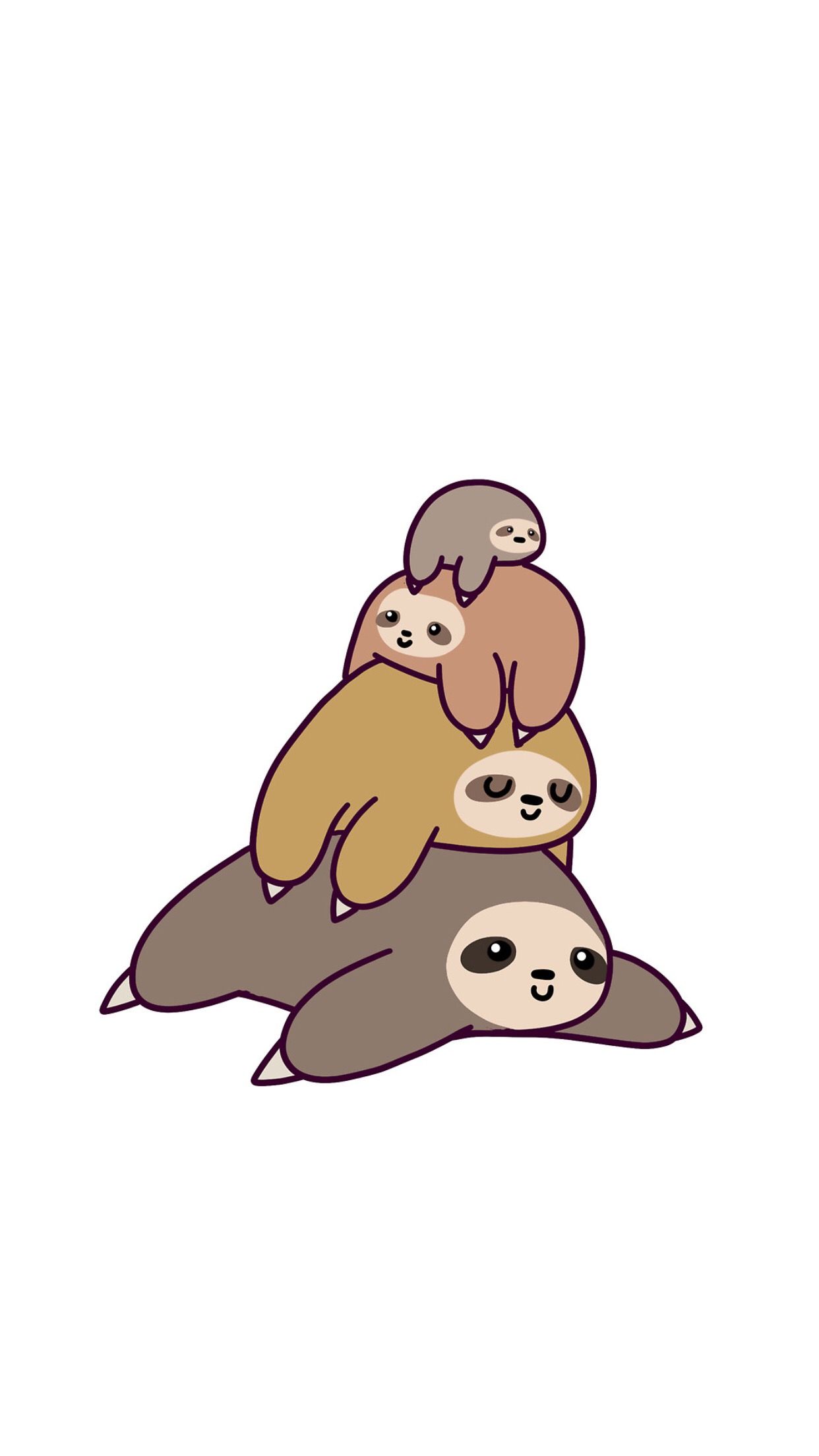 Sloth Sticker - HD Wallpaper 