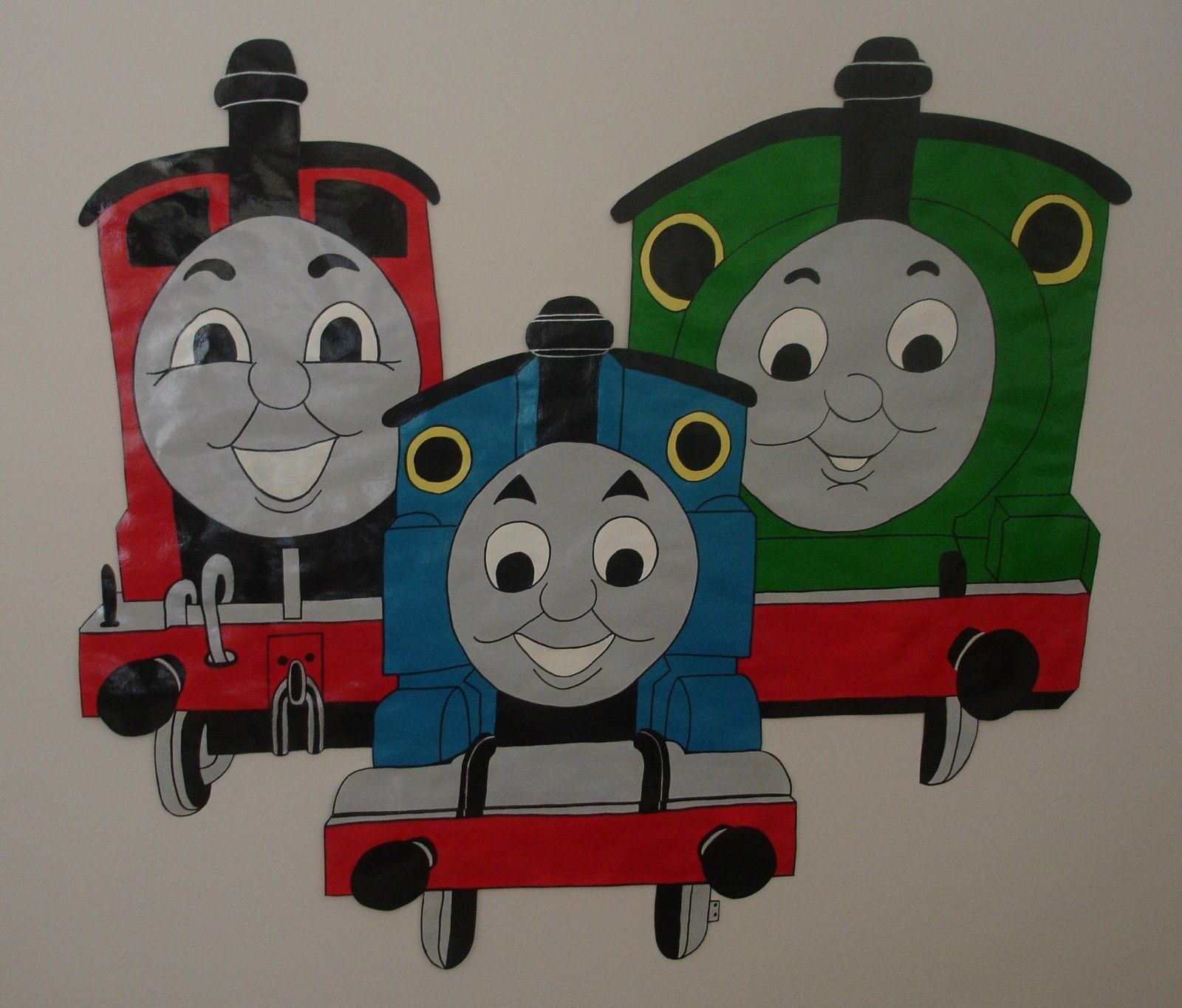 Thomas The Tank Engine Painting - HD Wallpaper 