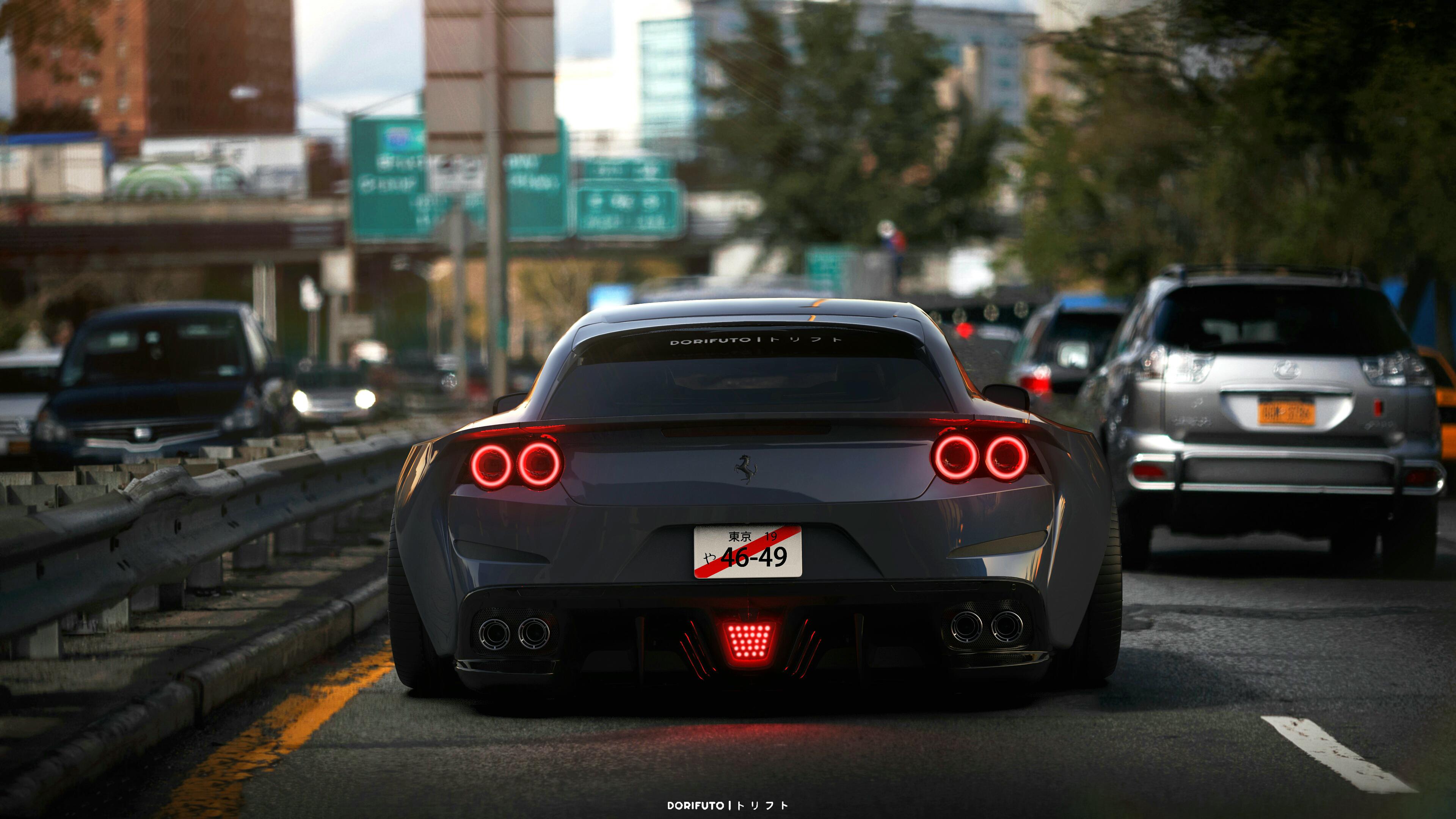 Widebody Gtc Lusso Wallpaper - Mercedes Sls In New York - HD Wallpaper 