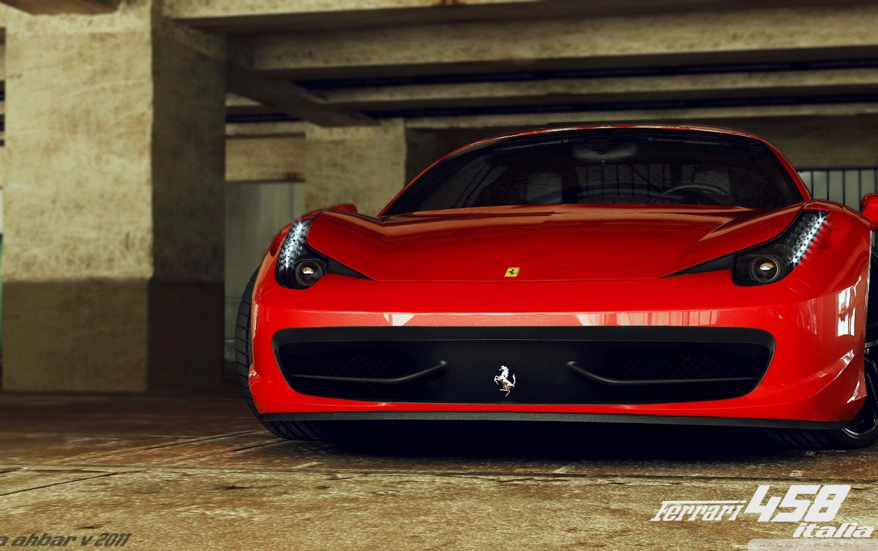 Ferrari 458 Italia Wallpapers - Ferrari Italia 458 Wallpaper Hd - HD Wallpaper 