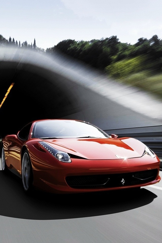 Hd Fast Car Iphone 5 Wallpapers - Ferrari 458 Italia Wallpaper Android - HD Wallpaper 