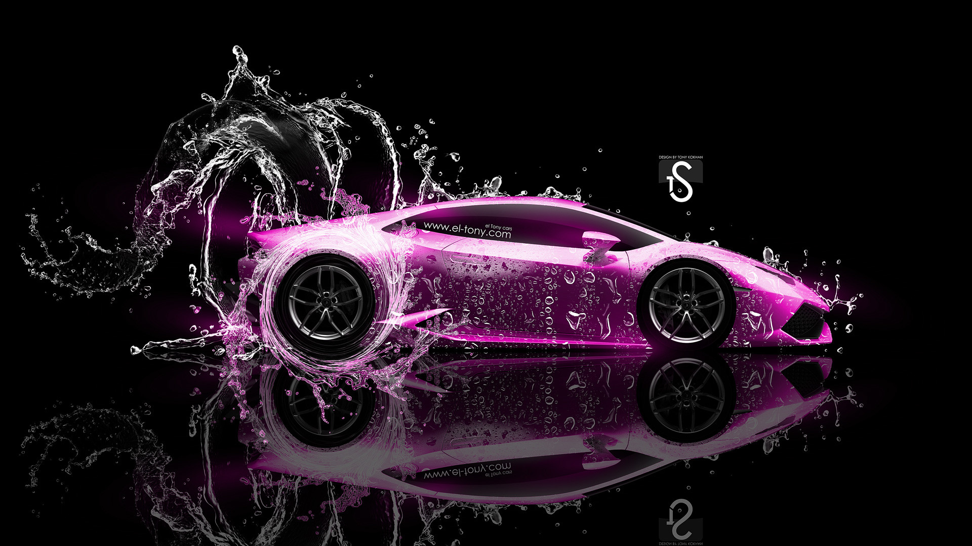 2015 Lamborghini Huracan 3d Ultra High Resolution Wallpapers - Lamborghini Water Car Hd - HD Wallpaper 