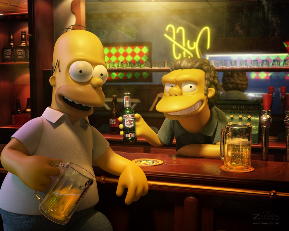 Simpsons 3d - HD Wallpaper 
