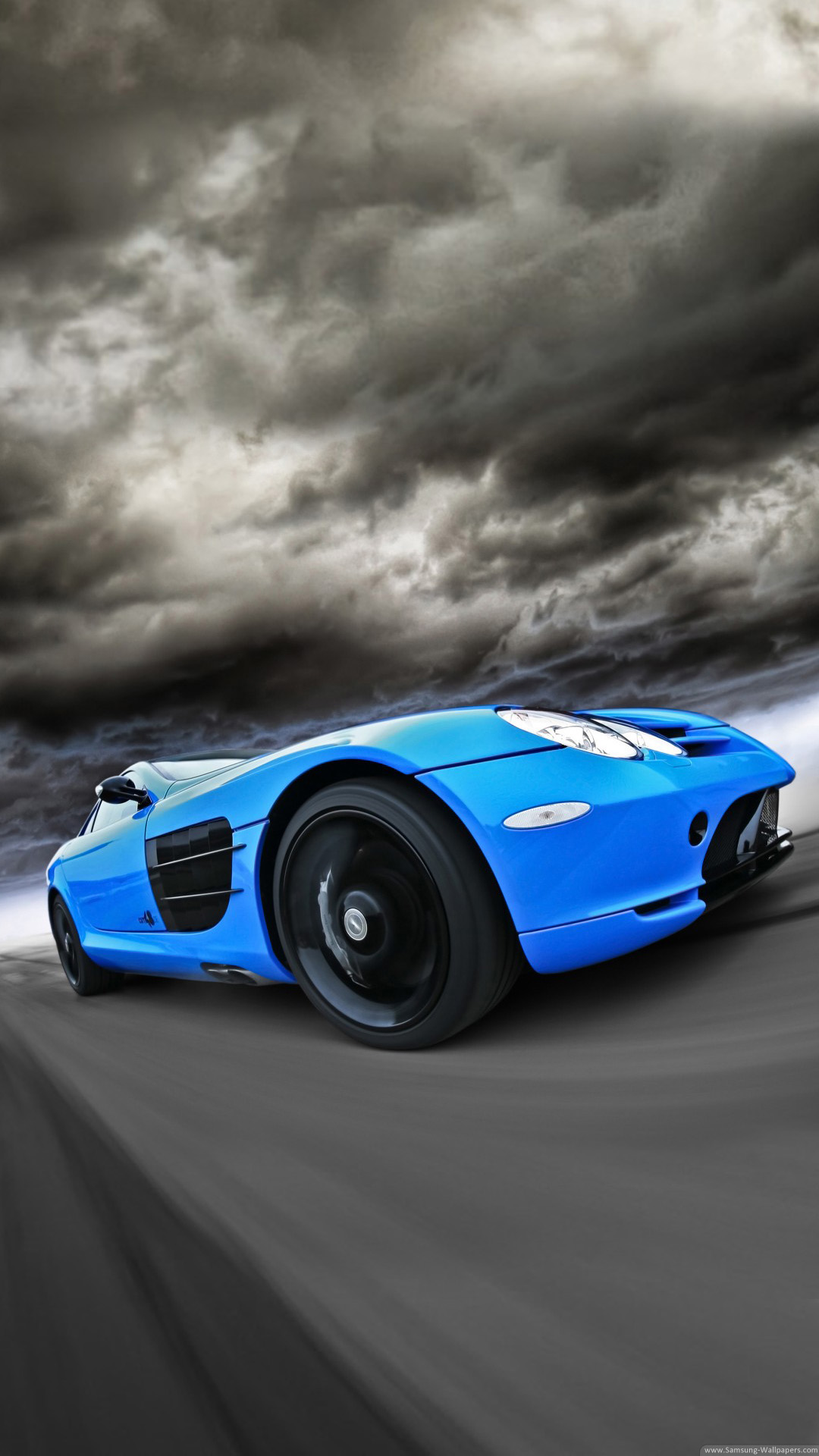 Awesome Hd Car Wallpapers - Blue Car Wallpaper Iphone - HD Wallpaper 