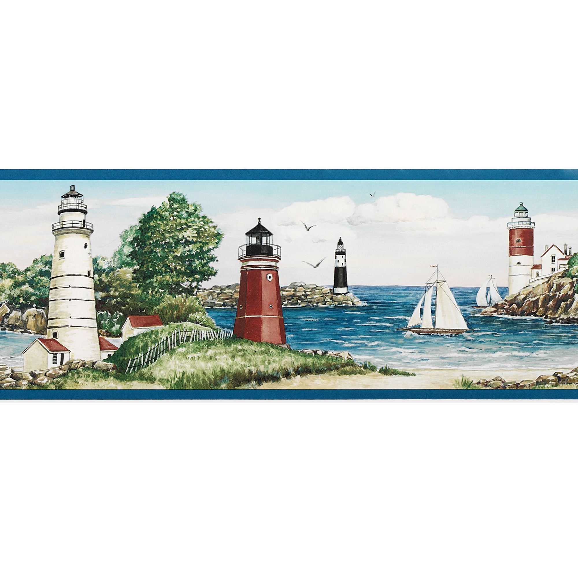 Lighthouse Wallpaper Border - Wallpaper - HD Wallpaper 