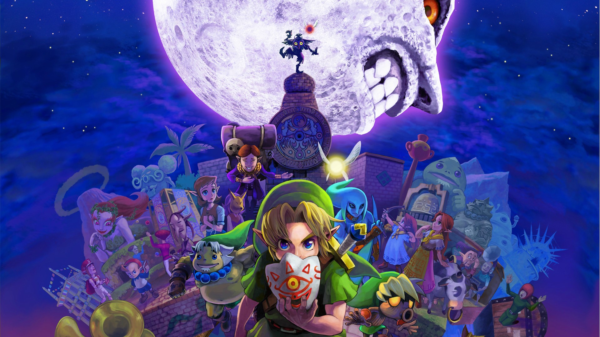 Legend Of Zelda Majora's Mask - HD Wallpaper 