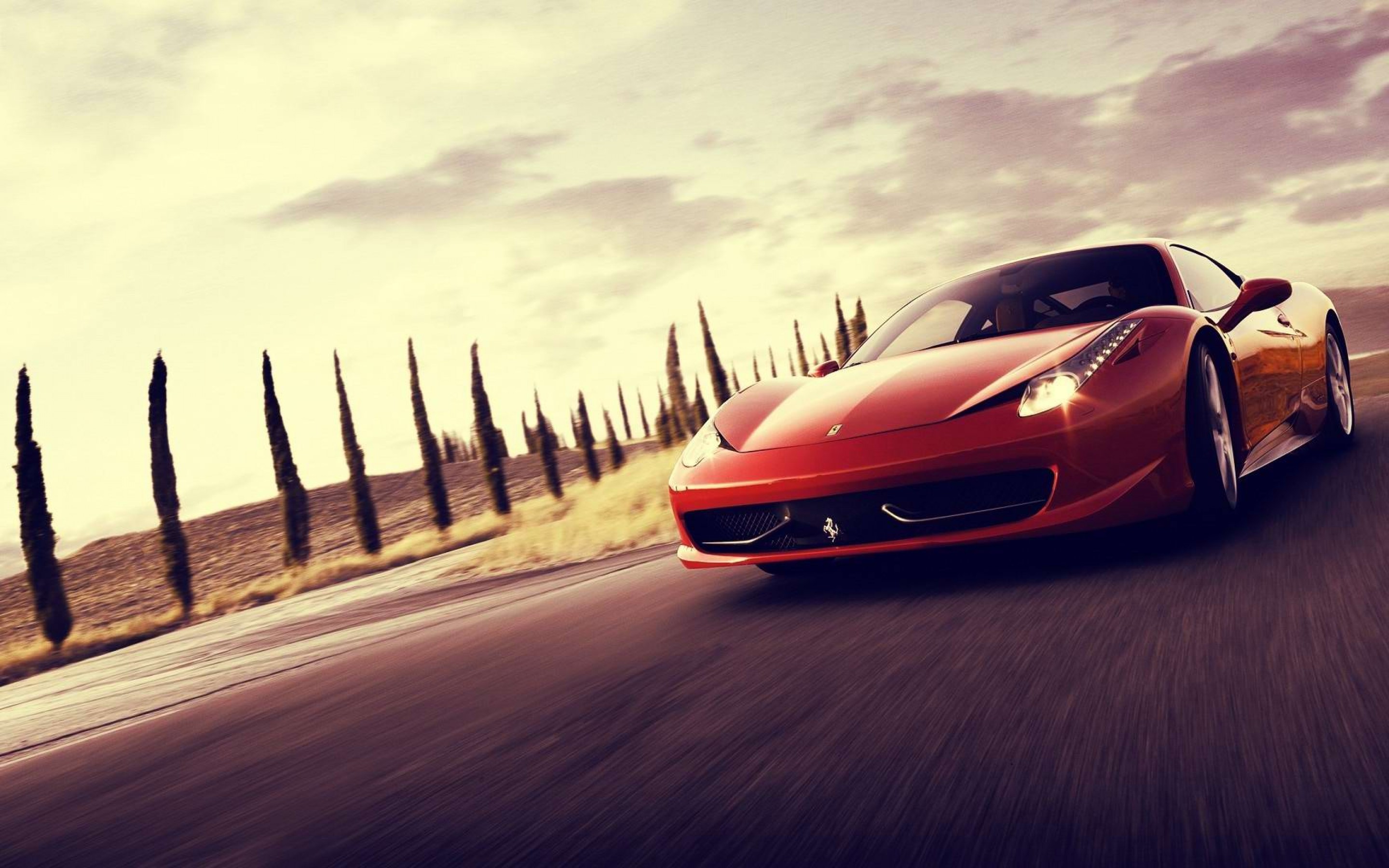 Ferrari 458 Background - HD Wallpaper 