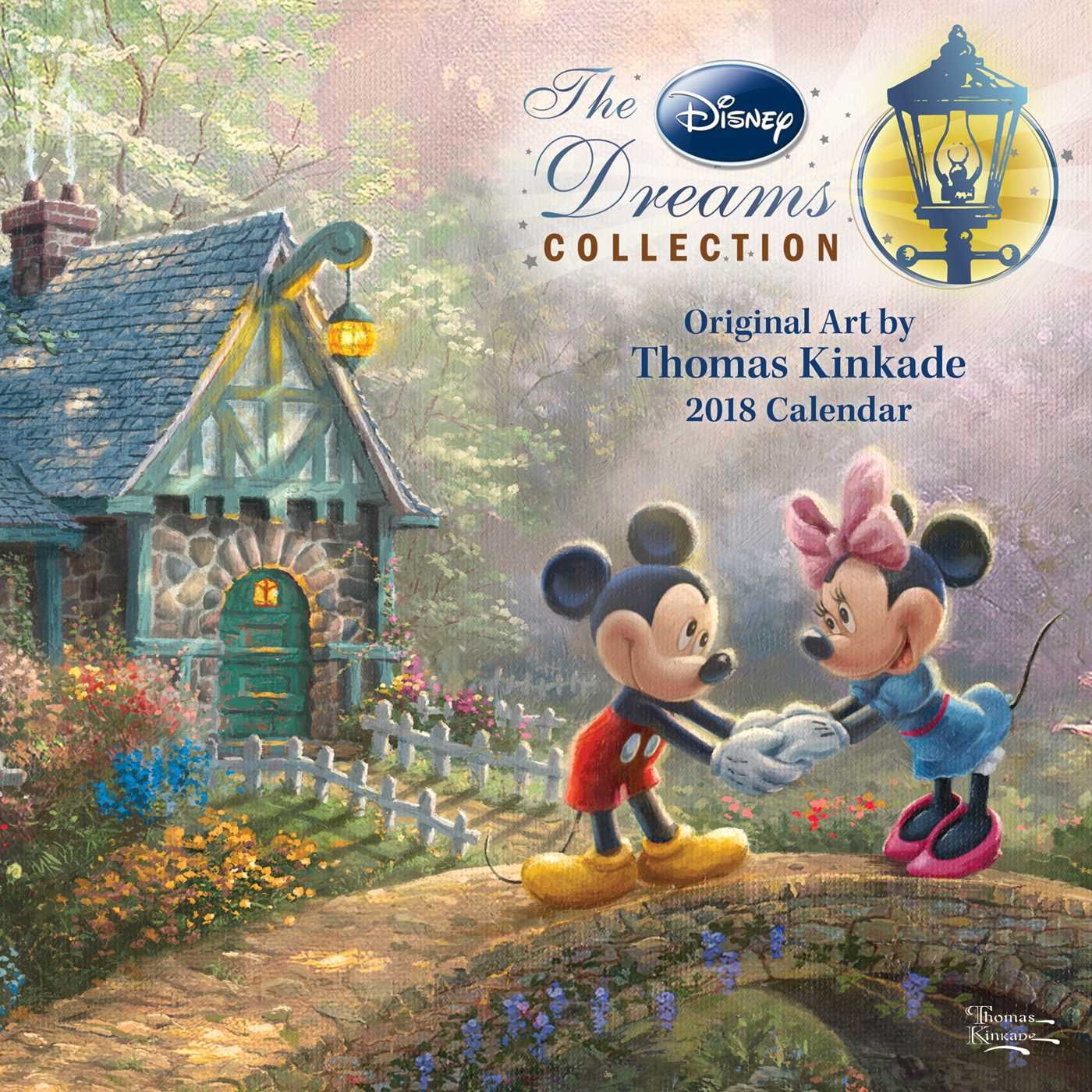 Thomas Kinkade Mickey And Minnie - HD Wallpaper 