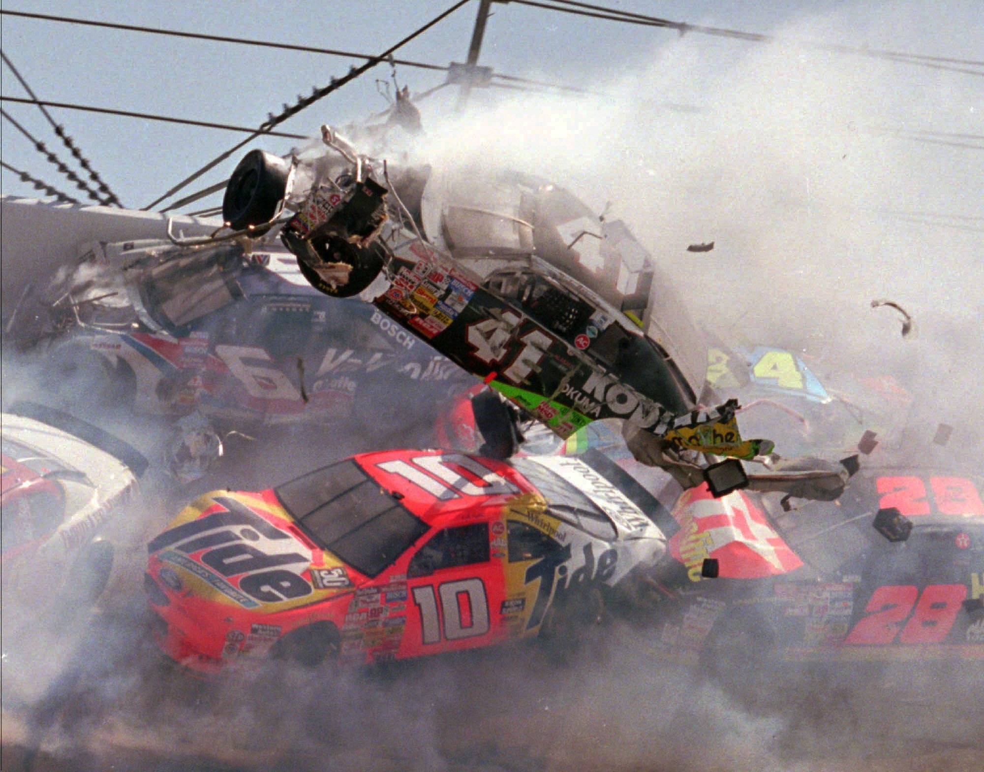 287 Best Kyle busch wrecked car wallpaper For iPad Home Secreen