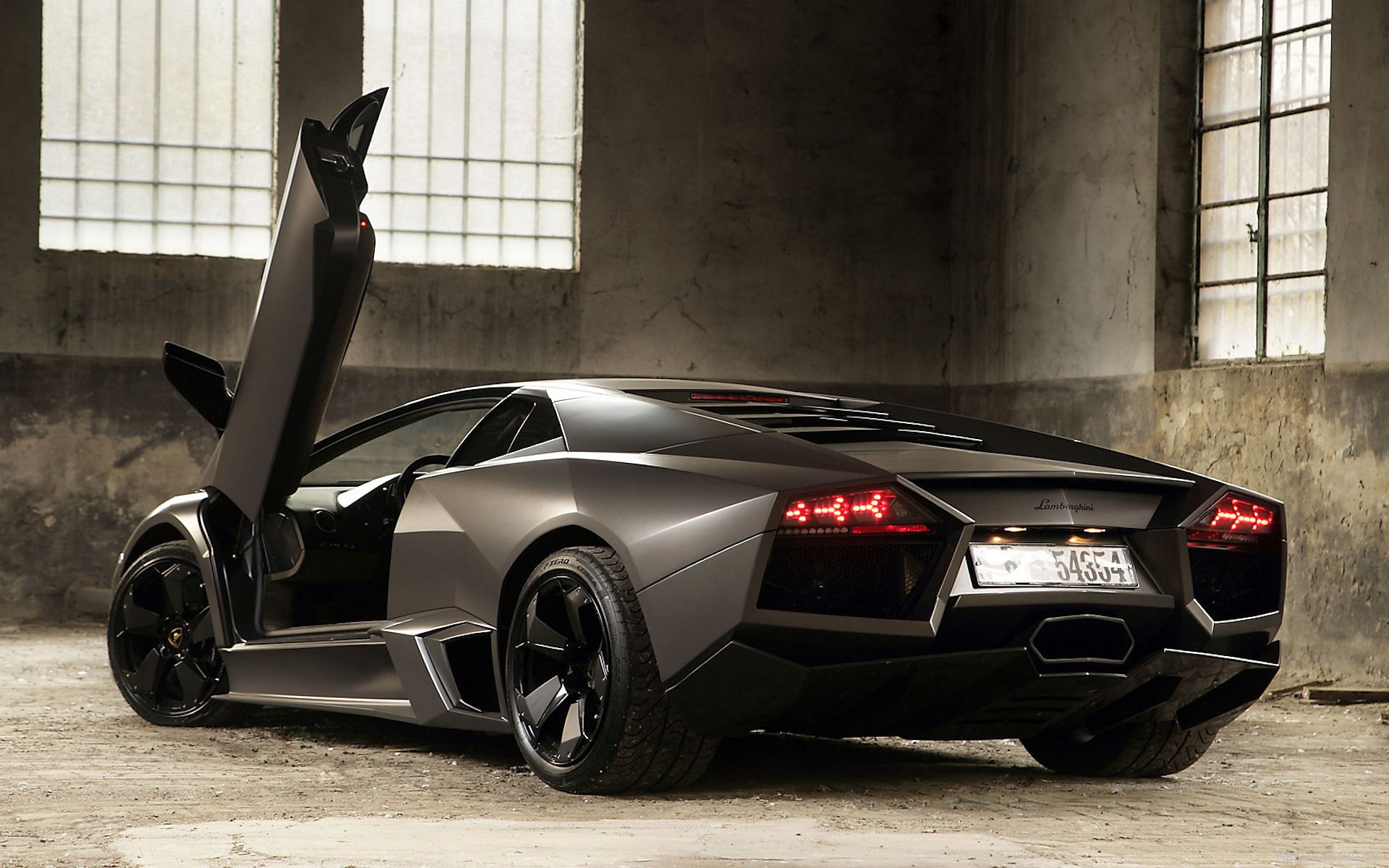 Lamborghini Reventon Black - HD Wallpaper 