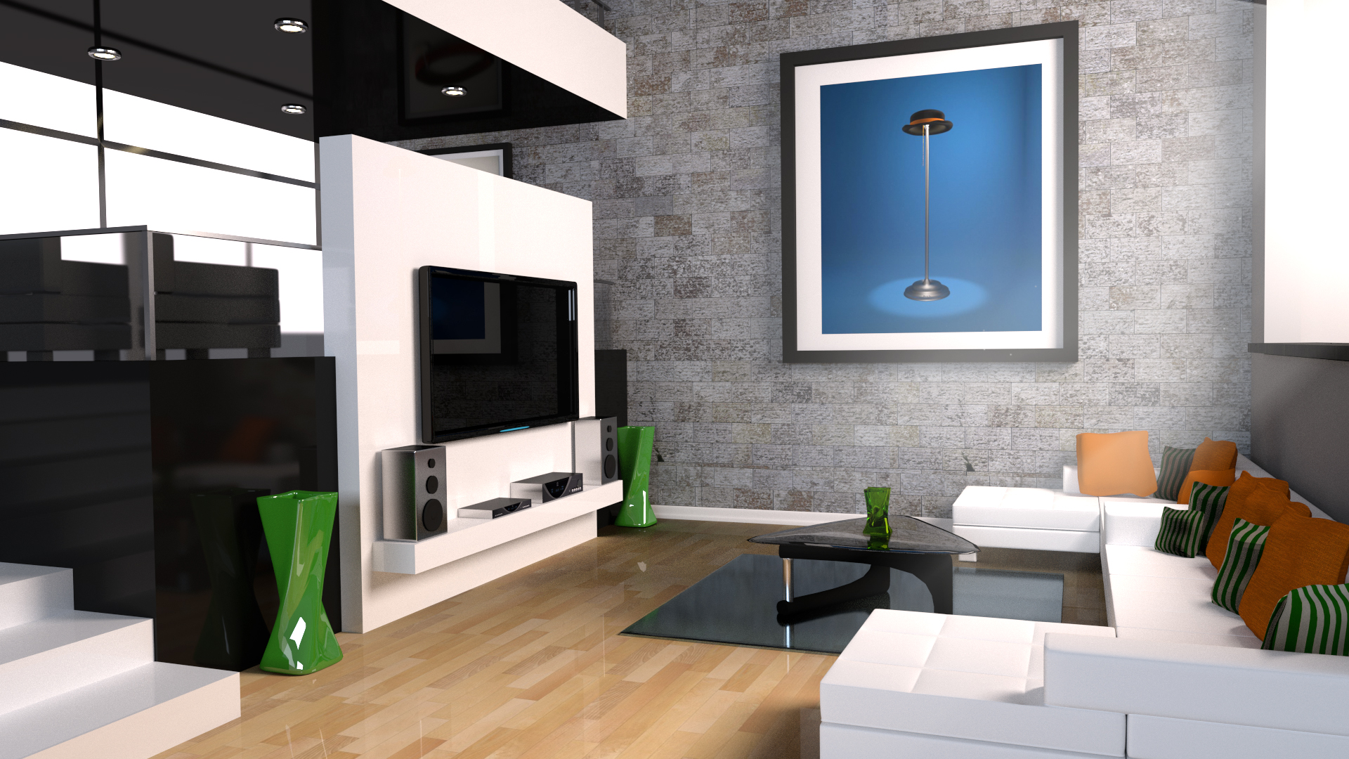 Modern Loft - HD Wallpaper 