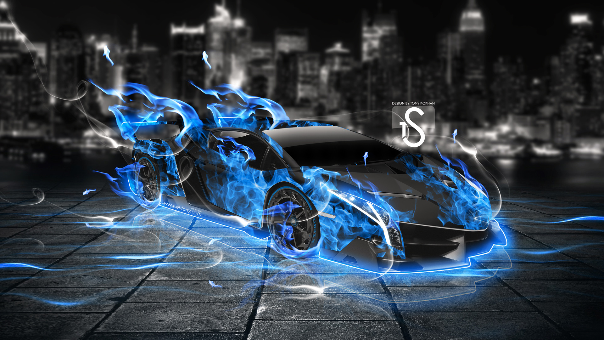 1920x1080, 
 Data Id 199149 
 Data Src /walls/full/9/4/0/199149 - Neon New York Skyline Art - HD Wallpaper 
