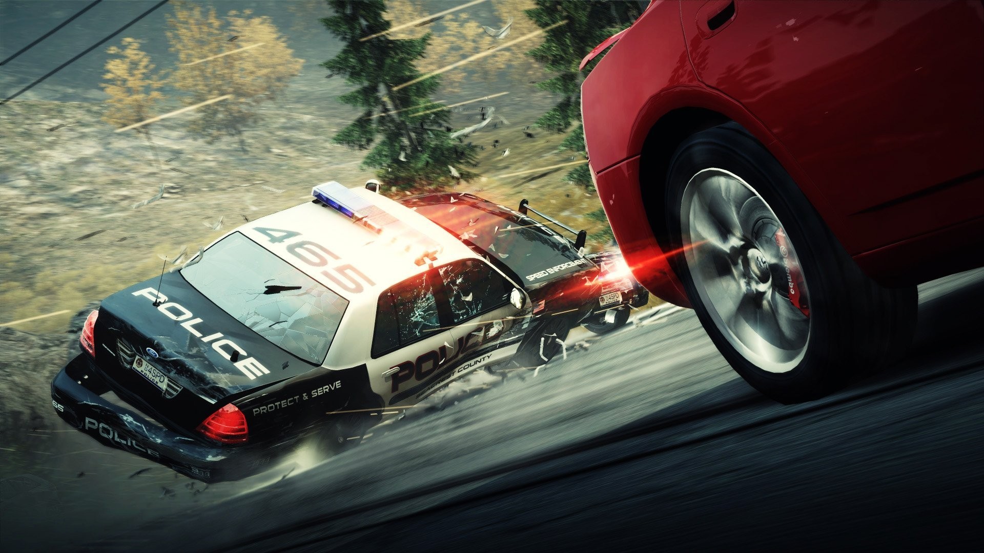 1920x1080, Awesome Need For Speed Police Car Wallpaper - Police Car Backgrounds - HD Wallpaper 