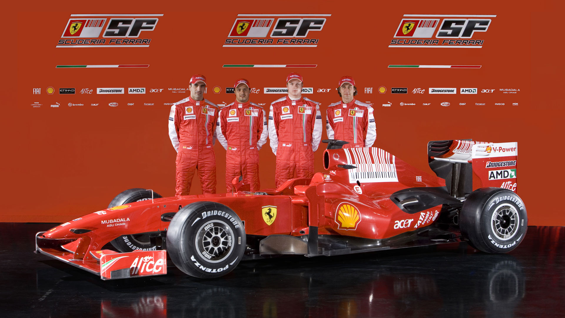 Last Year S Launch Of The Ferrari F60 - Formula 1 Cars 2009 - HD Wallpaper 