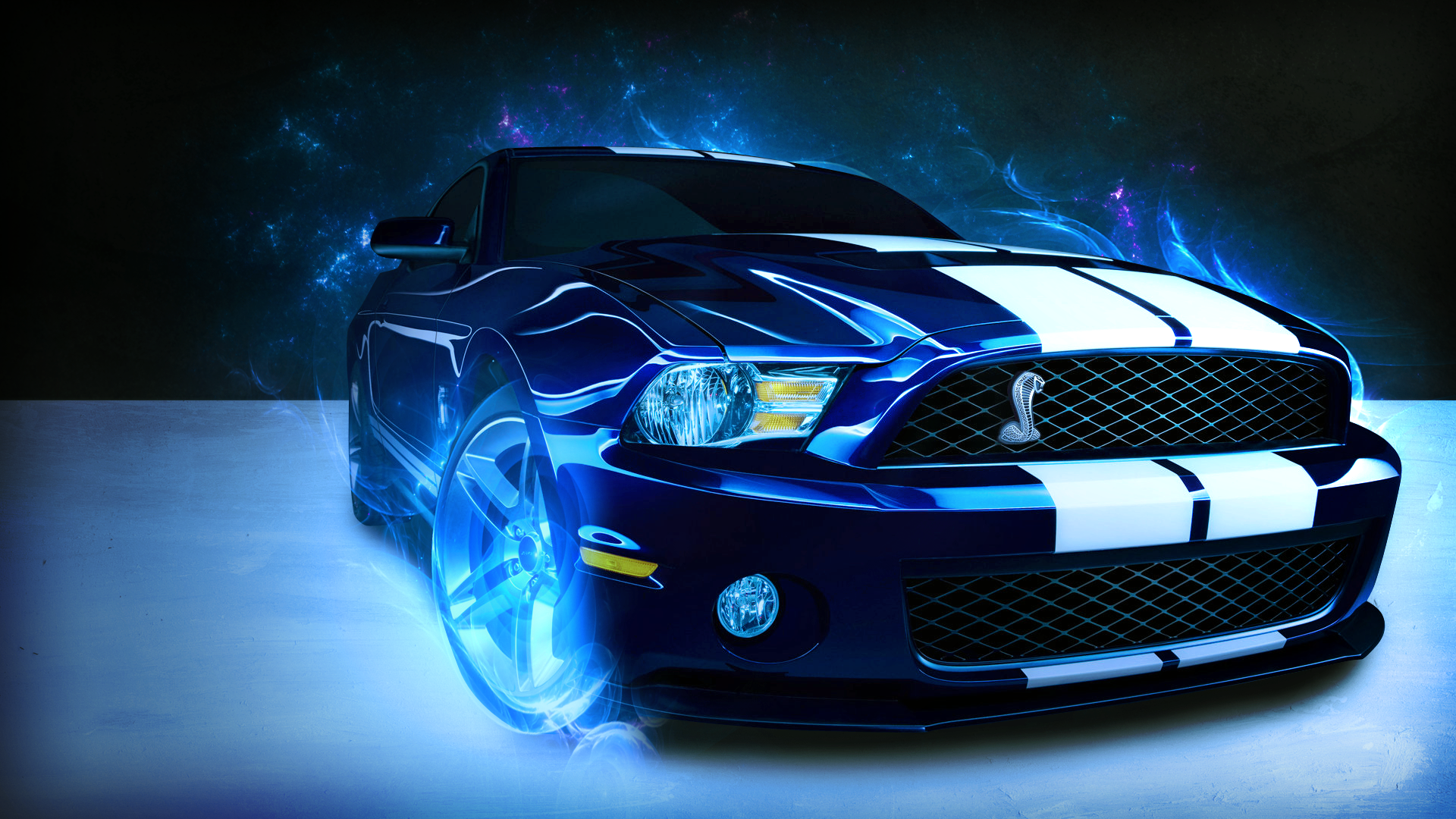 1080p Wallpaper - Mustang Cool Car Backgrounds - HD Wallpaper 