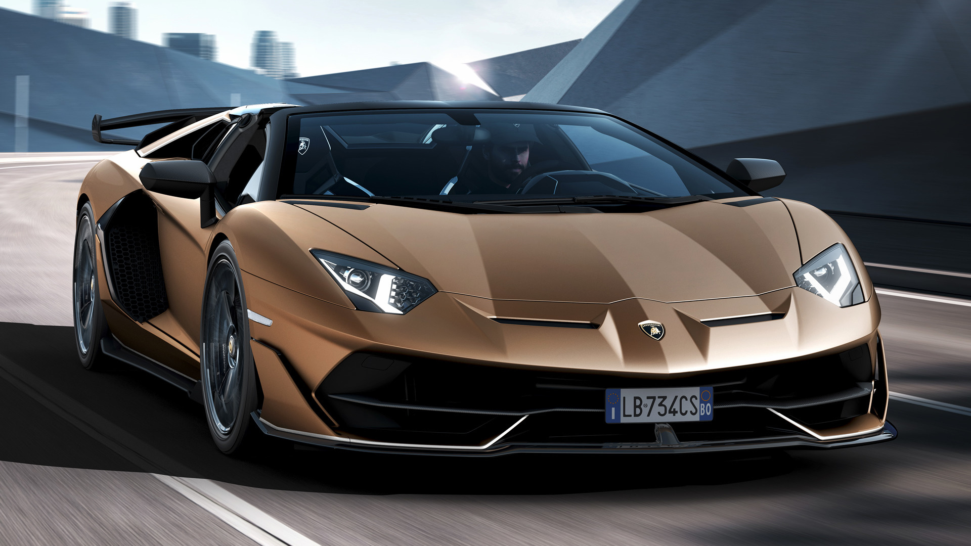 Lamborghini Aventador Svj Spyder - HD Wallpaper 