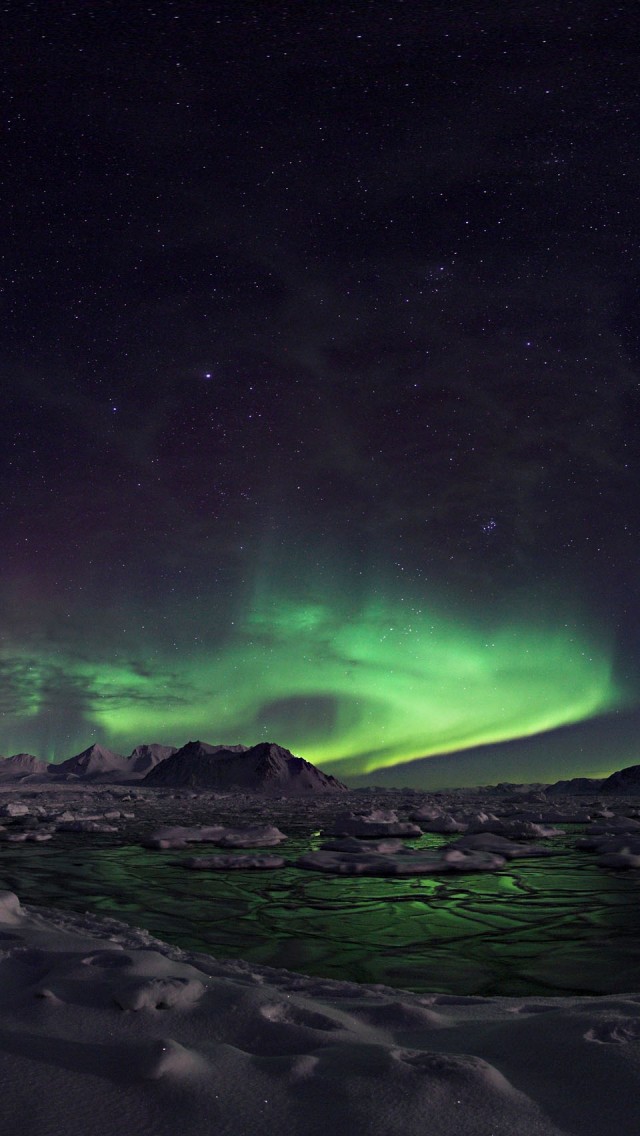 Hd Aurora Borealis Wallpaper Northern Lights Iphone Wallpaper Hd 640x1136 Wallpaper Teahub Io