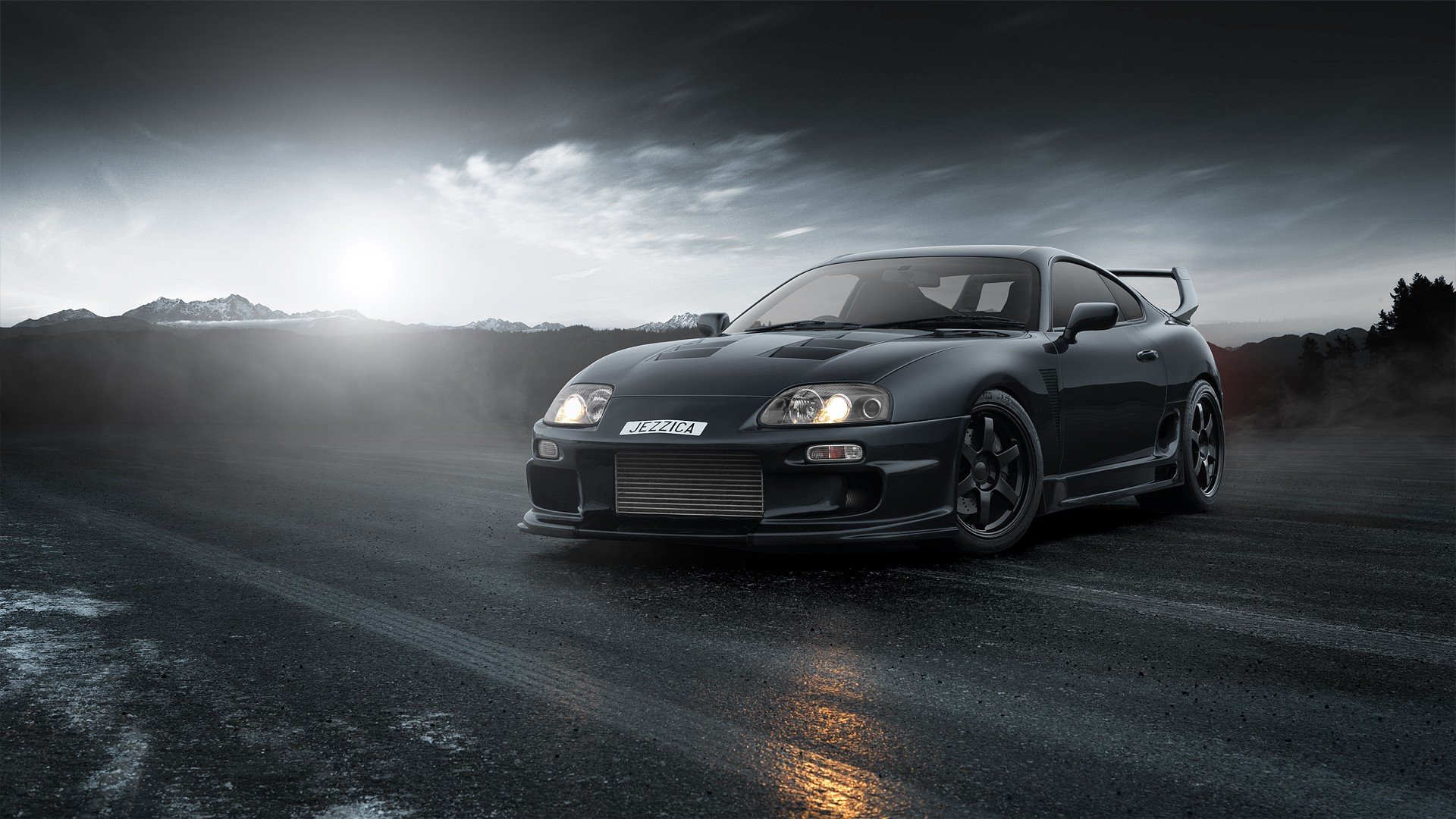 Tuner Car High Definition Wallpaper - Toyota Supra Wallpaper 4k - HD Wallpaper 