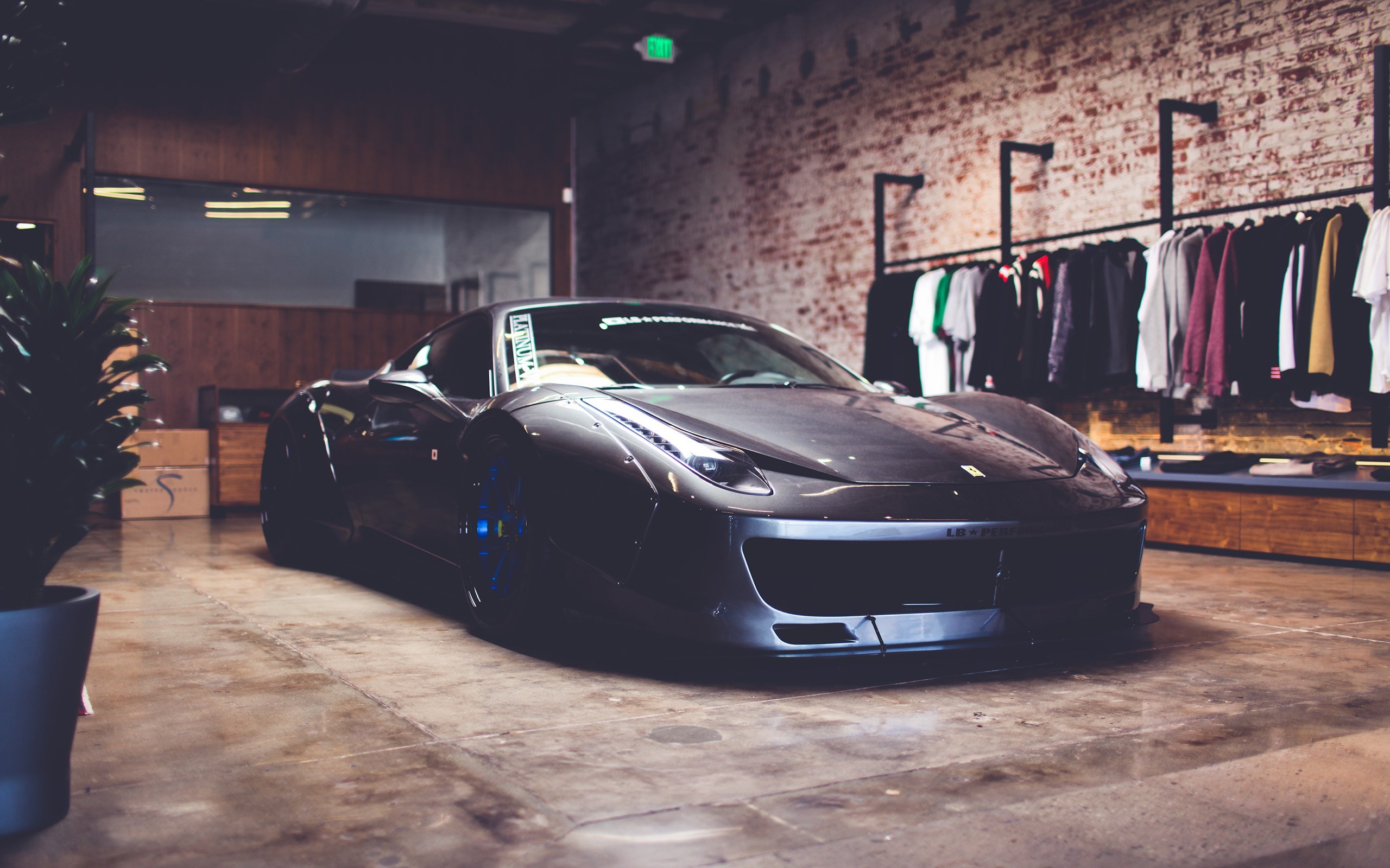 Ferrari 458 Wallpaper Hd - Ferrari 458 Liberty Walk Silver Wallpaper Hd - HD Wallpaper 