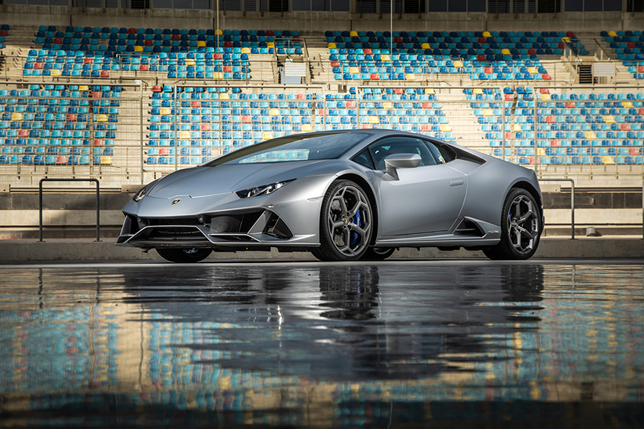 Lamborghini Huracan Evo Grigio Artis - HD Wallpaper 