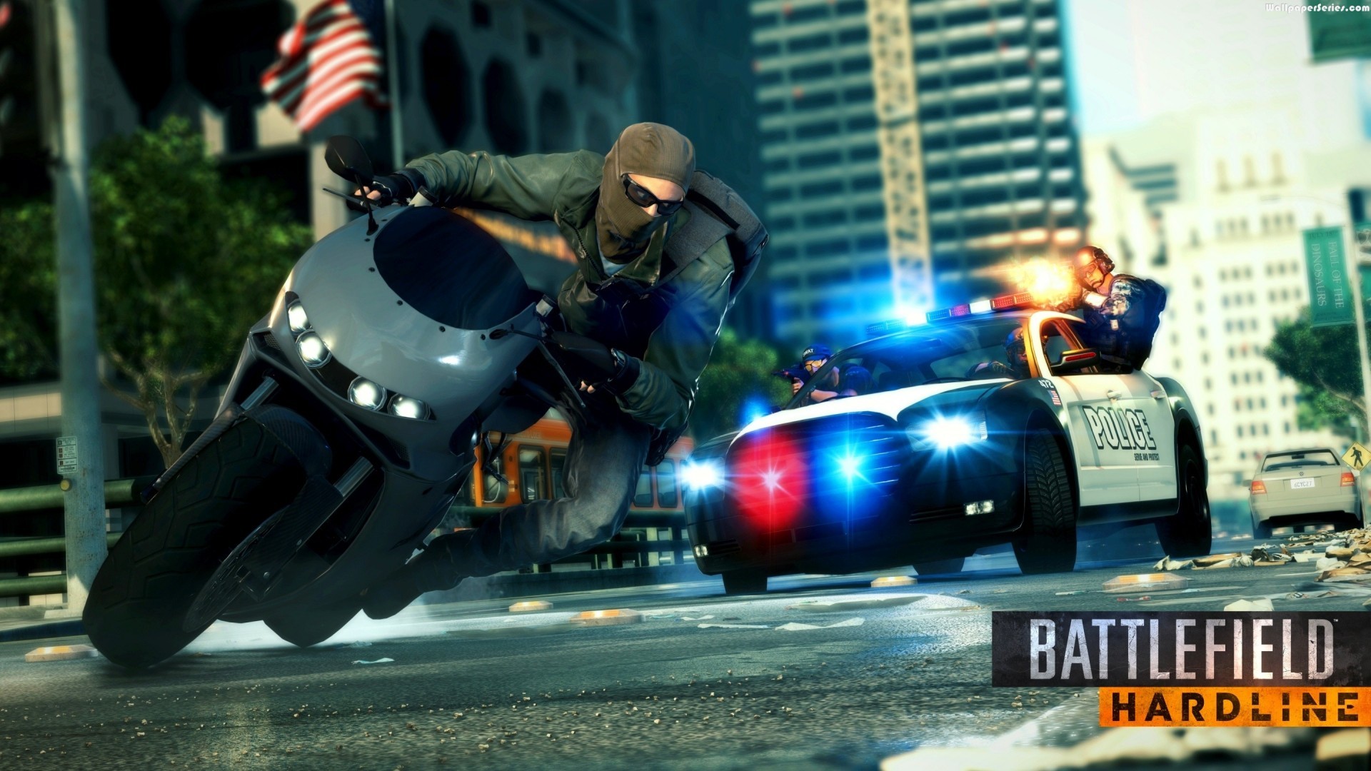 Hardline Game Police Car Hd Wallpaper - Battlefield Hardline - HD Wallpaper 