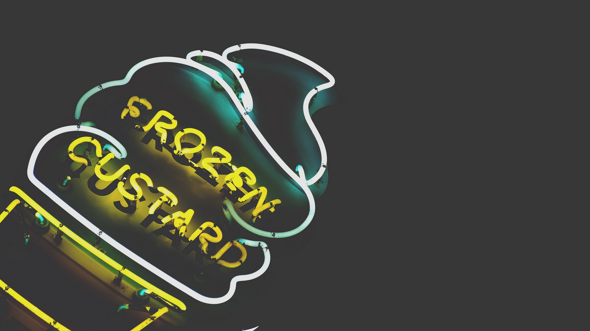 Ice Cream Frozen Custard Led Light - Graphic Design - HD Wallpaper 