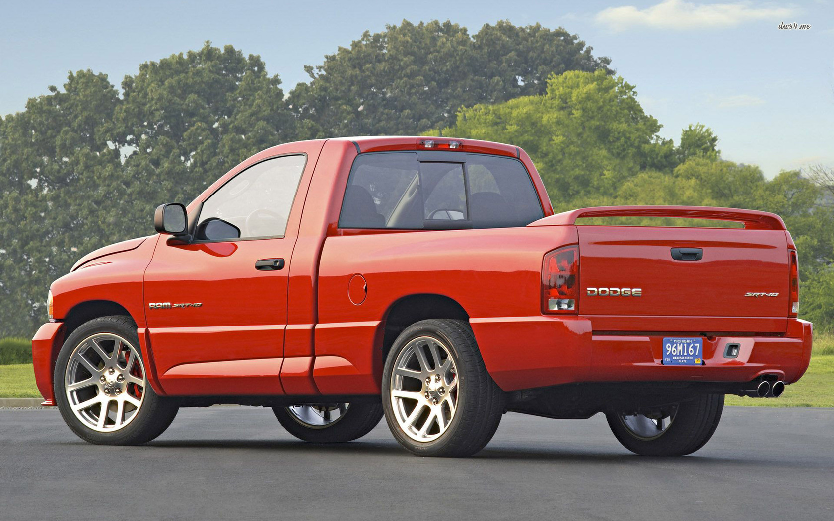 Dodge Ram Srt 10 Rear - HD Wallpaper 