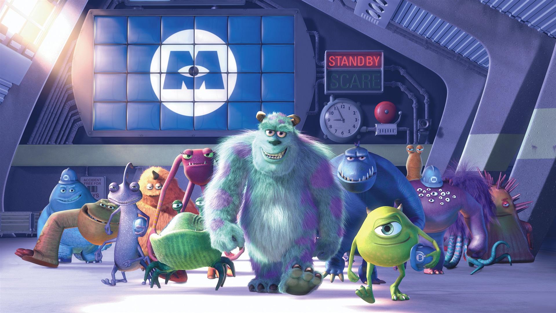 Monsters Inc Wallpaper Hd - HD Wallpaper 