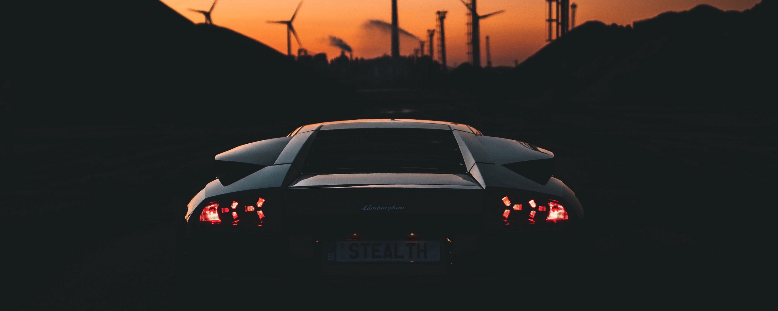 Wallpaper Car, Sportscar, Dark, Rear View, Dusk - Run It Midnight Kids - HD Wallpaper 