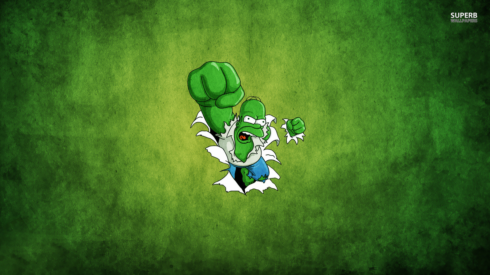 Hulk Homer - Illustration - HD Wallpaper 